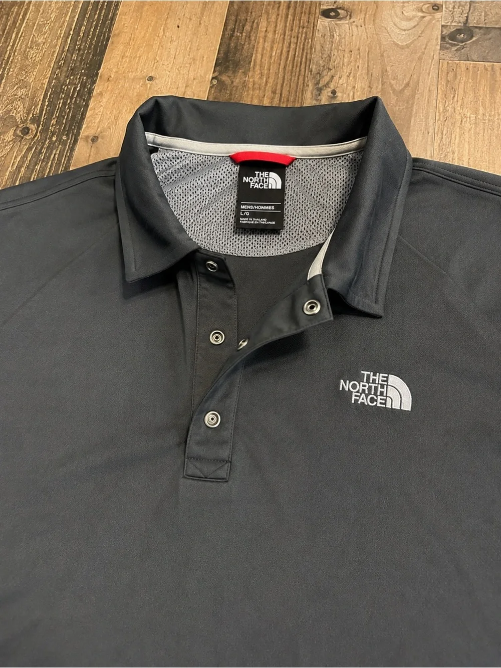 The North Face Men's Charcoal Gray Performance Polo